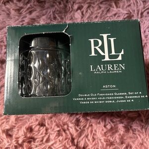Ralph Lauren Double Old Fashioned Glasses Set of 4
